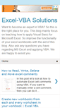 Mobile Screenshot of excelvbasolutions.com